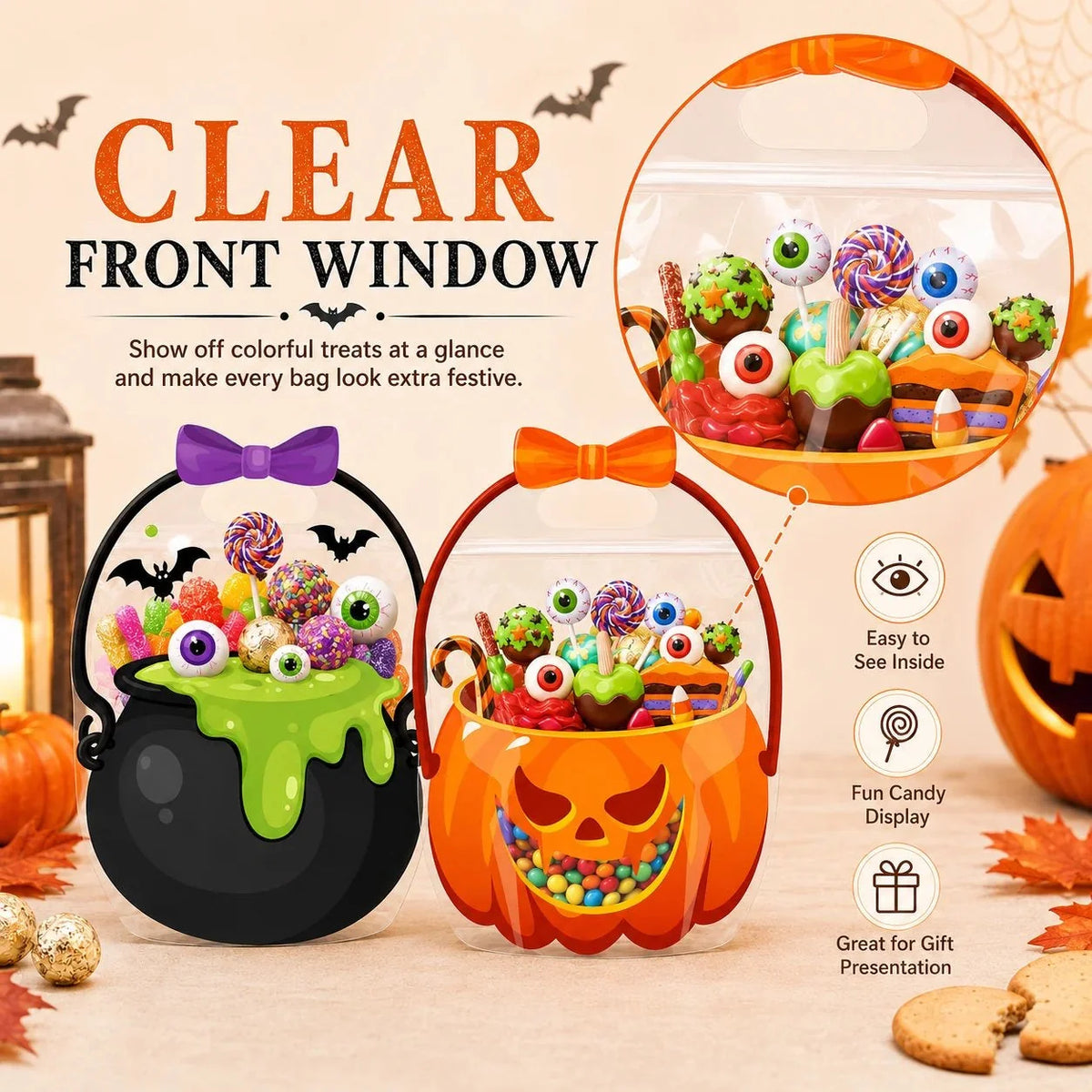 🎃Halloween Goodie Bags-Trick or Treat
