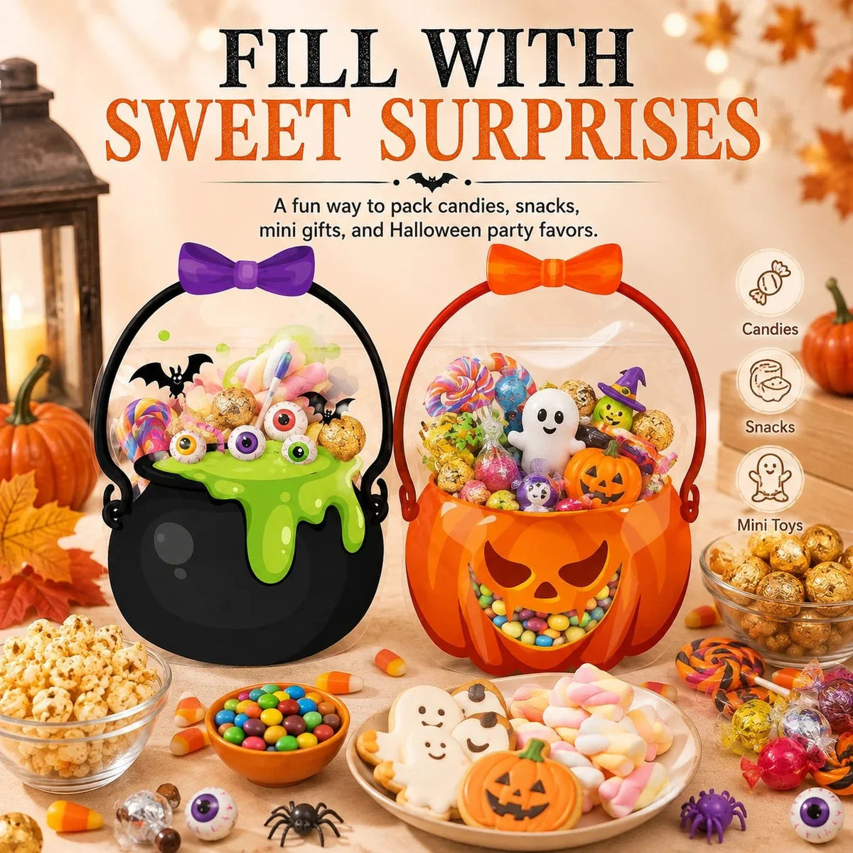 🎃Halloween Goodie Bags-Trick or Treat