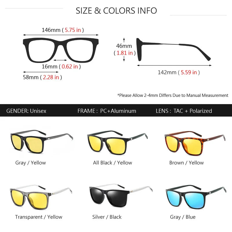 Night Vision Driving Glasses - Brooksandezra