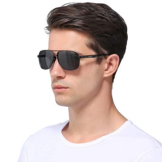 KINGSEVEN Polarized Pilot Sunglasses – Mirrored UV400 Aluminium Men's - Brooksandezra