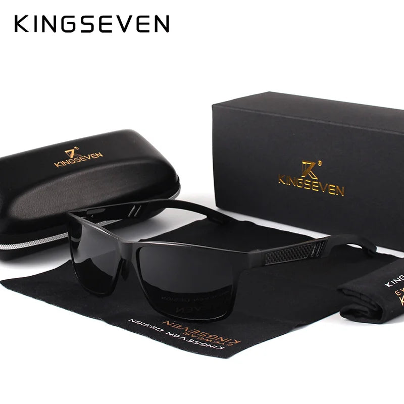 Polarized Rectangle Sunglasses - Brooksandezra