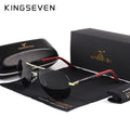 Vintage Aluminum Frame Polarized Sunglasses - Brooksandezra