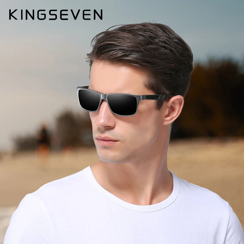 Polarized Rectangle Sunglasses - Brooksandezra