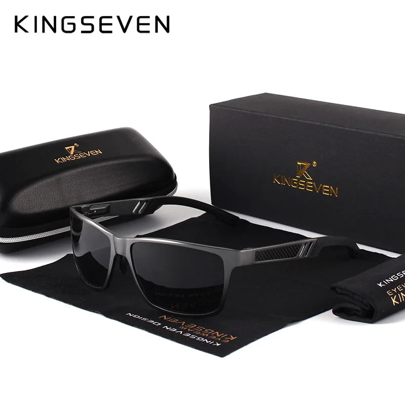 Polarized Rectangle Sunglasses - Brooksandezra