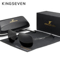 KINGSEVEN Polarized Pilot Sunglasses – Mirrored UV400 Aluminium Men's - Brooksandezra