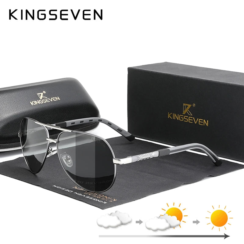 Polarized Aviator Sunglasses – Coated Lens Aluminium Men's - Brooksandezra