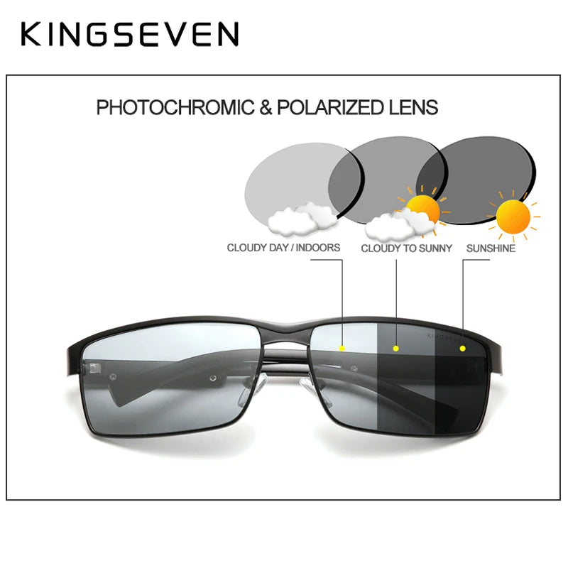 Photochromic Polarized Sunglasses – Auto-Tinting Lenses - Brooksandezra