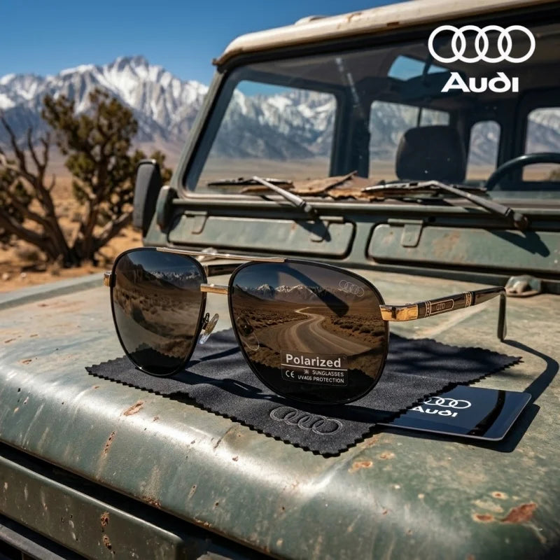 Men's Polarized Pilot Sunglasses – Gift Box Included - Brooksandezra