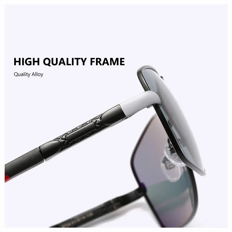 Rectangle Polarized Sunglasses - Brooksandezra