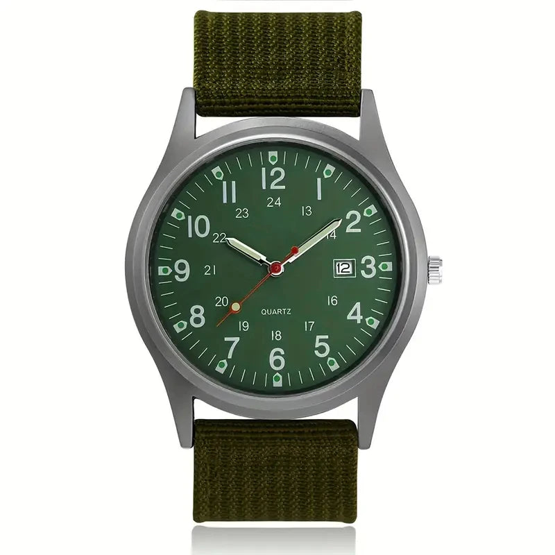 Men's Luminous Dial Quartz Watch - Brooksandezra