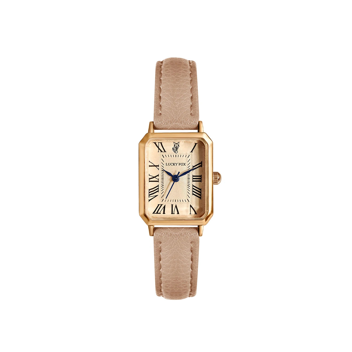 Women's Retro Square Dial Leather Watch - Brooksandezra