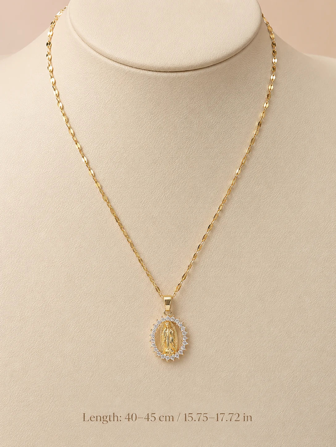 Gold Plated Pendant Necklace - Brooksandezra