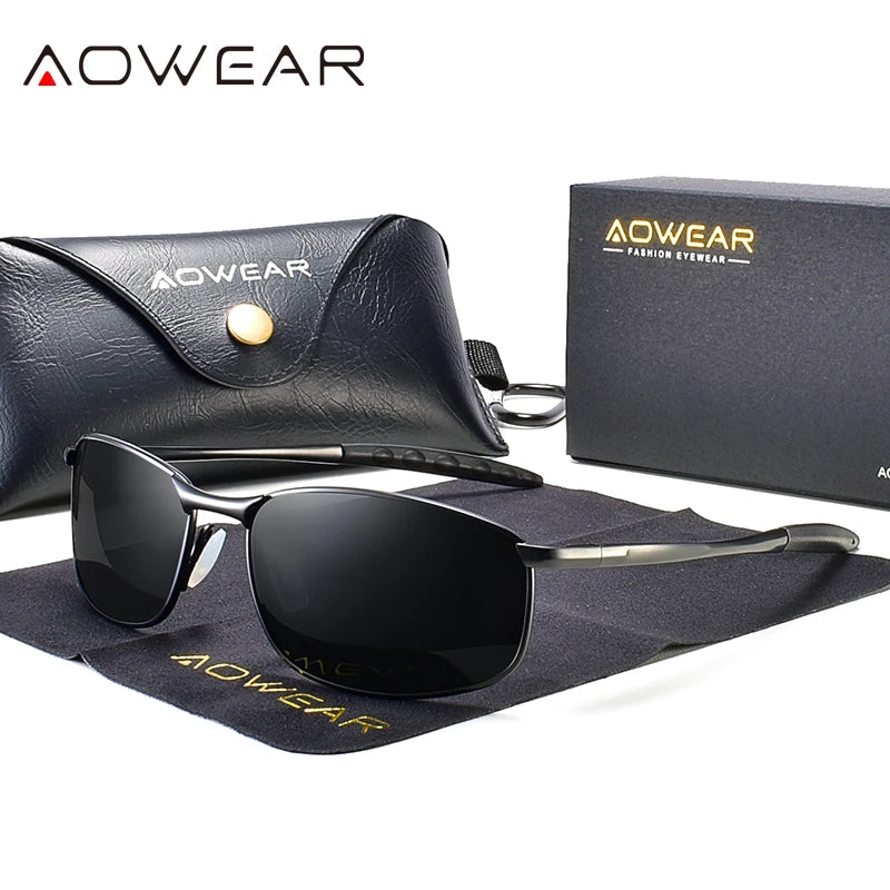 Retro Polarised Mirror Sunglasses - Brooksandezra