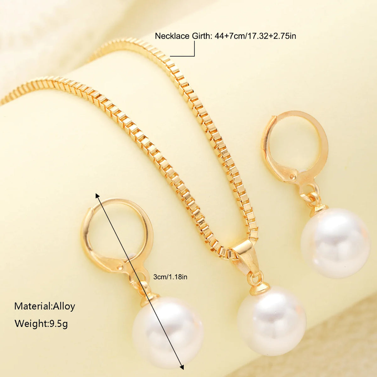 Pearl Jewellery Set - Brooksandezra