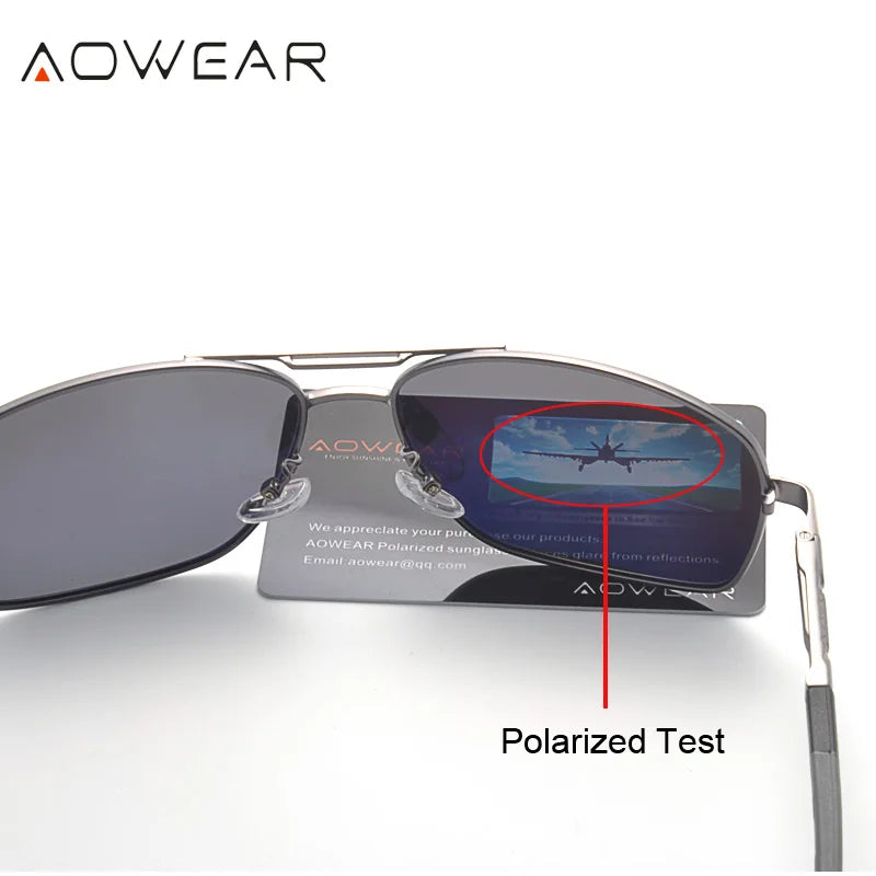 Rectangle Polarized Sunglasses - Brooksandezra