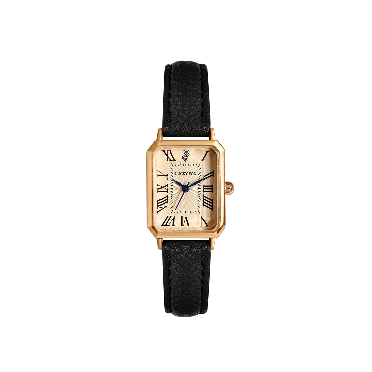 Women's Retro Square Dial Leather Watch - Brooksandezra