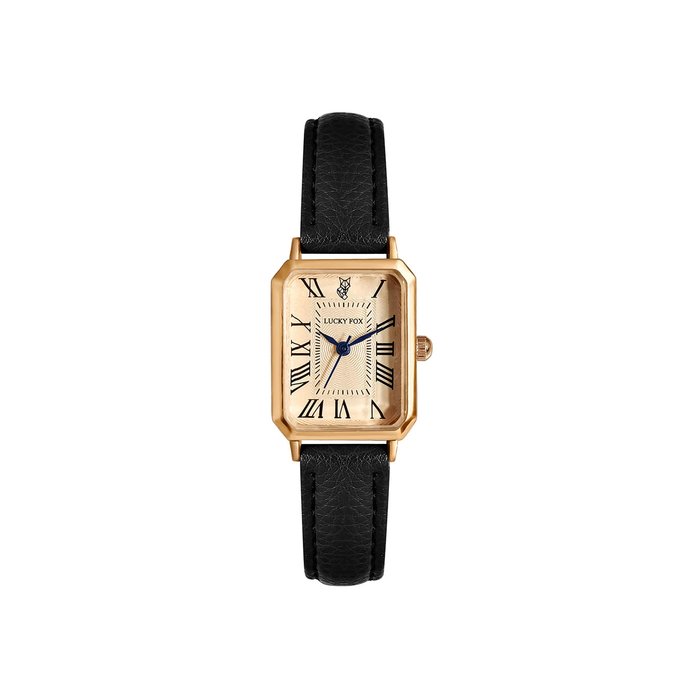 Women's Retro Square Dial Leather Watch - Brooksandezra