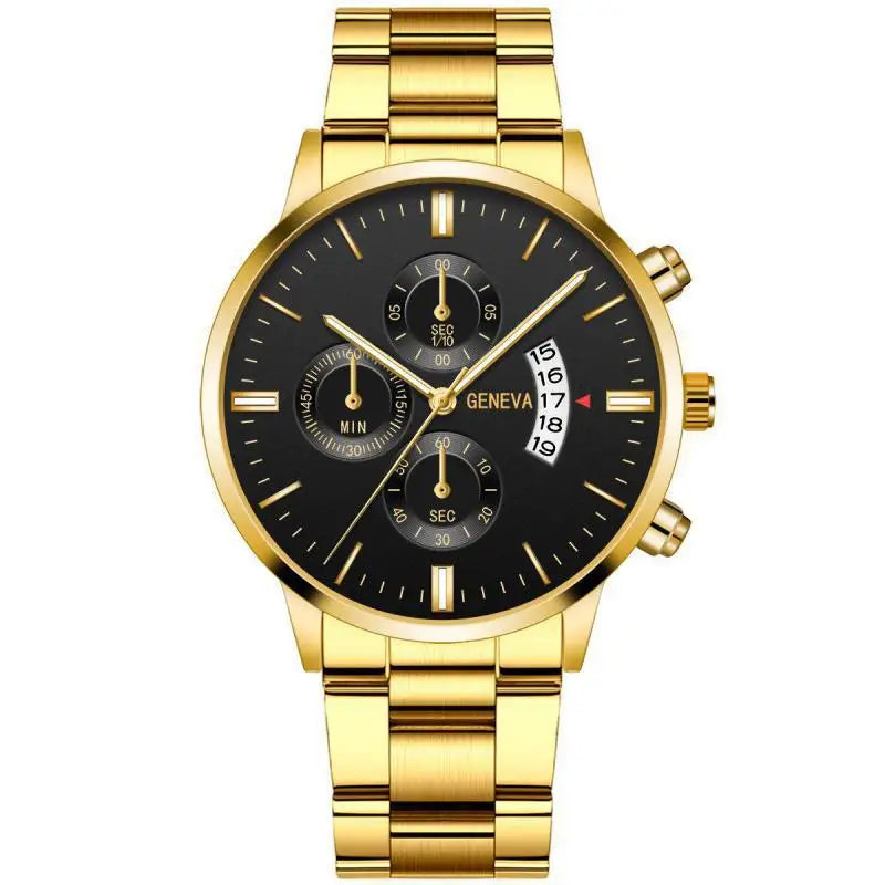 Stainless Steel Quartz Watch - Brooksandezra