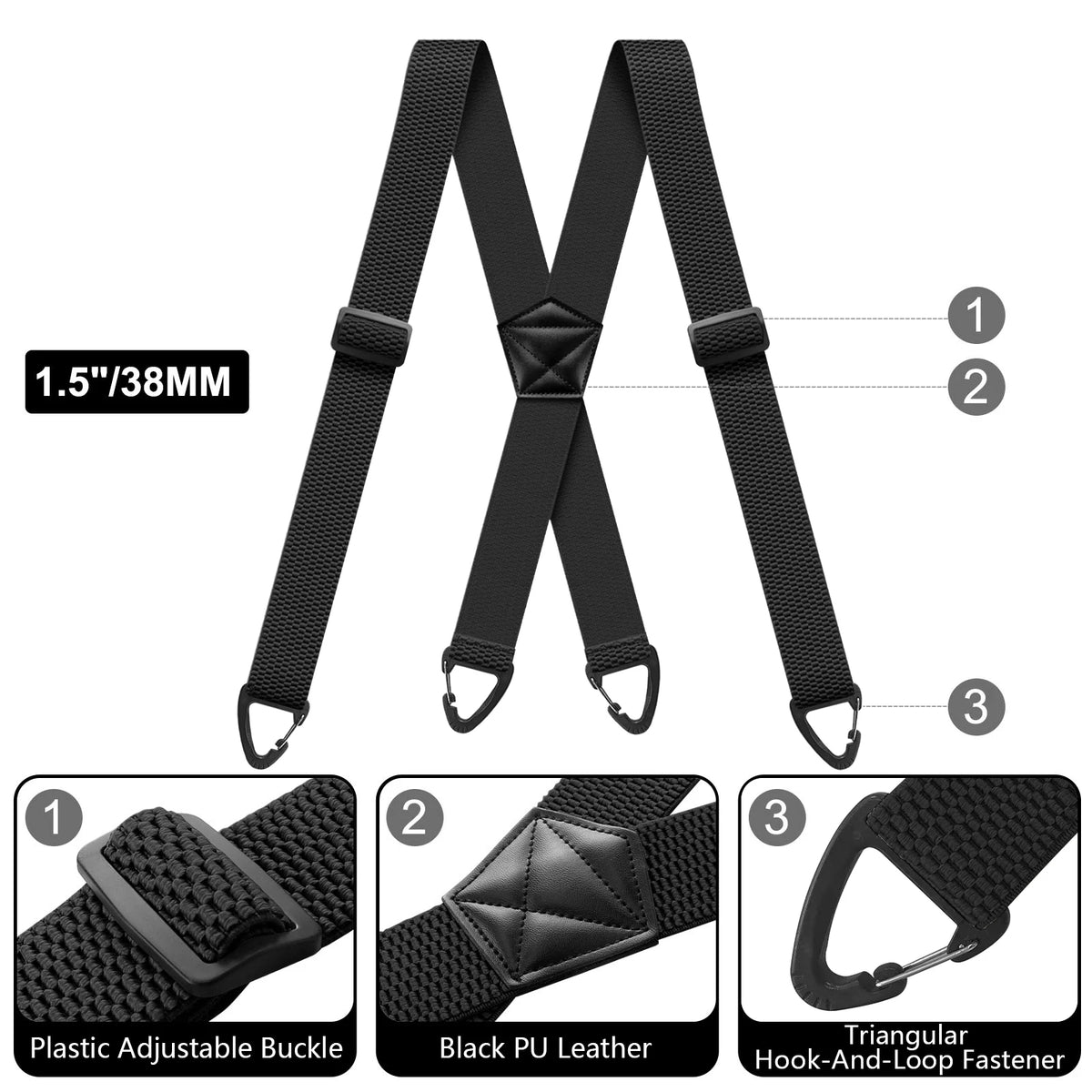 Men’s 4-Clip Suspenders