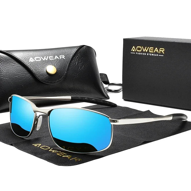 Retro Polarised Mirror Sunglasses - Brooksandezra