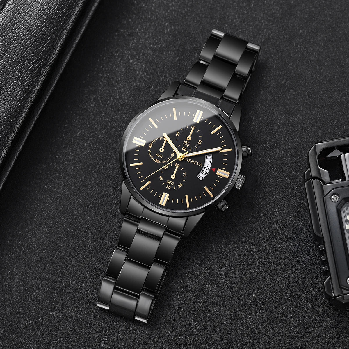 Stainless Steel Quartz Watch - Brooksandezra