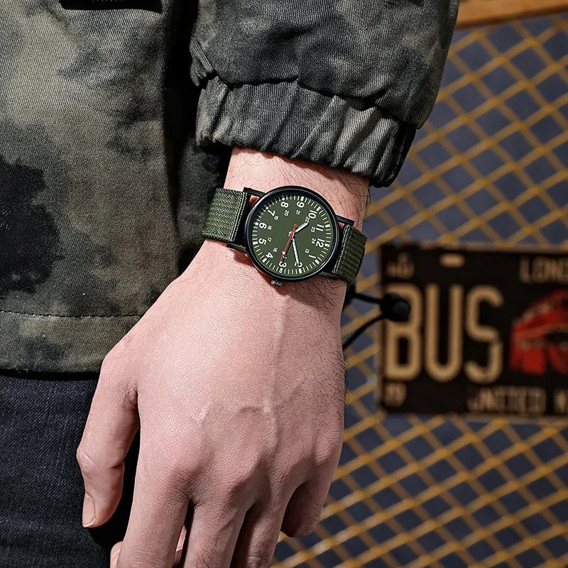 Men's Luminous Dial Quartz Watch - Brooksandezra