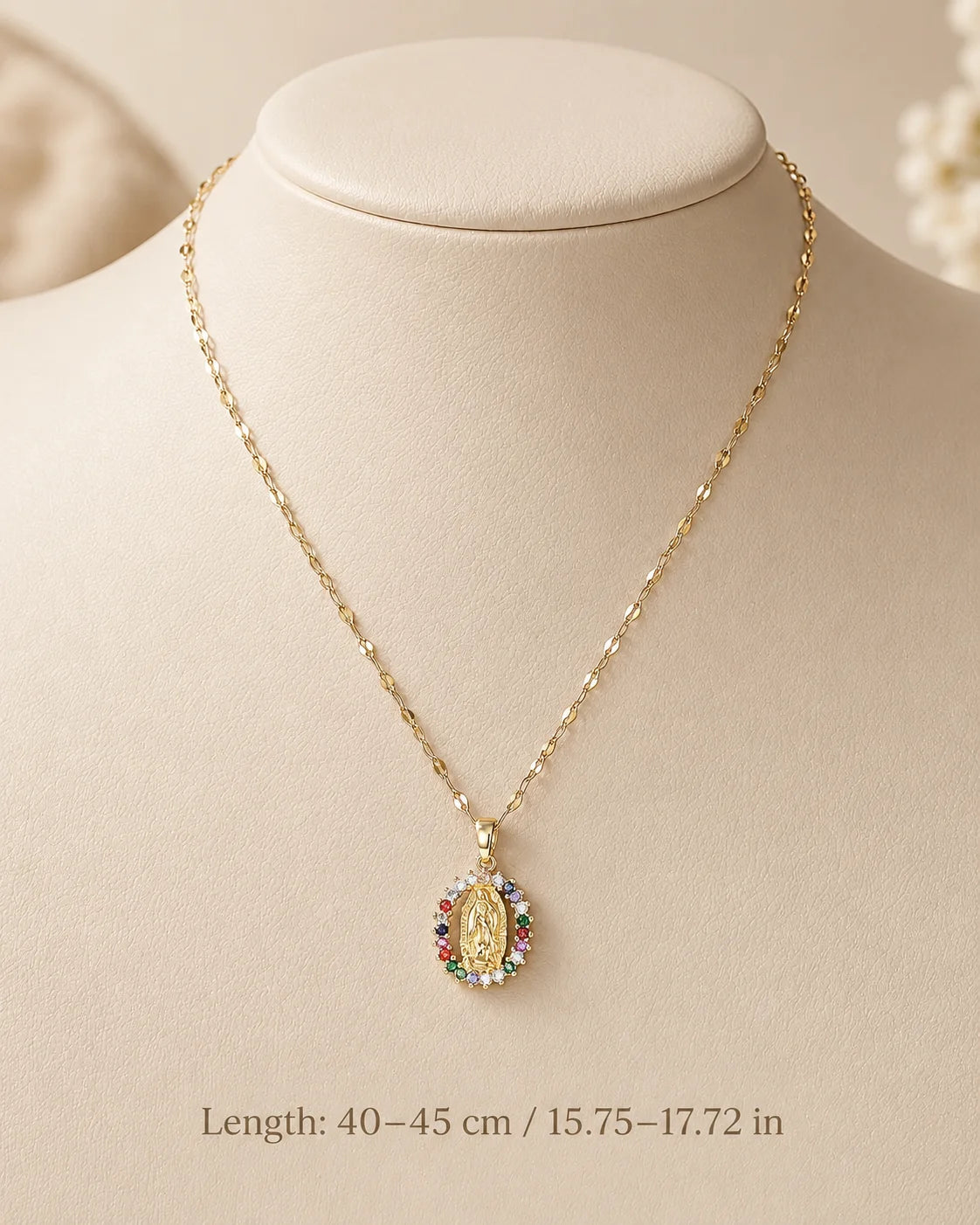 Gold Plated Pendant Necklace - Brooksandezra