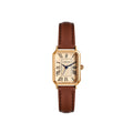 Women's Retro Square Dial Leather Watch - Brooksandezra