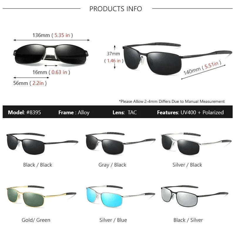 Retro Polarised Mirror Sunglasses - Brooksandezra