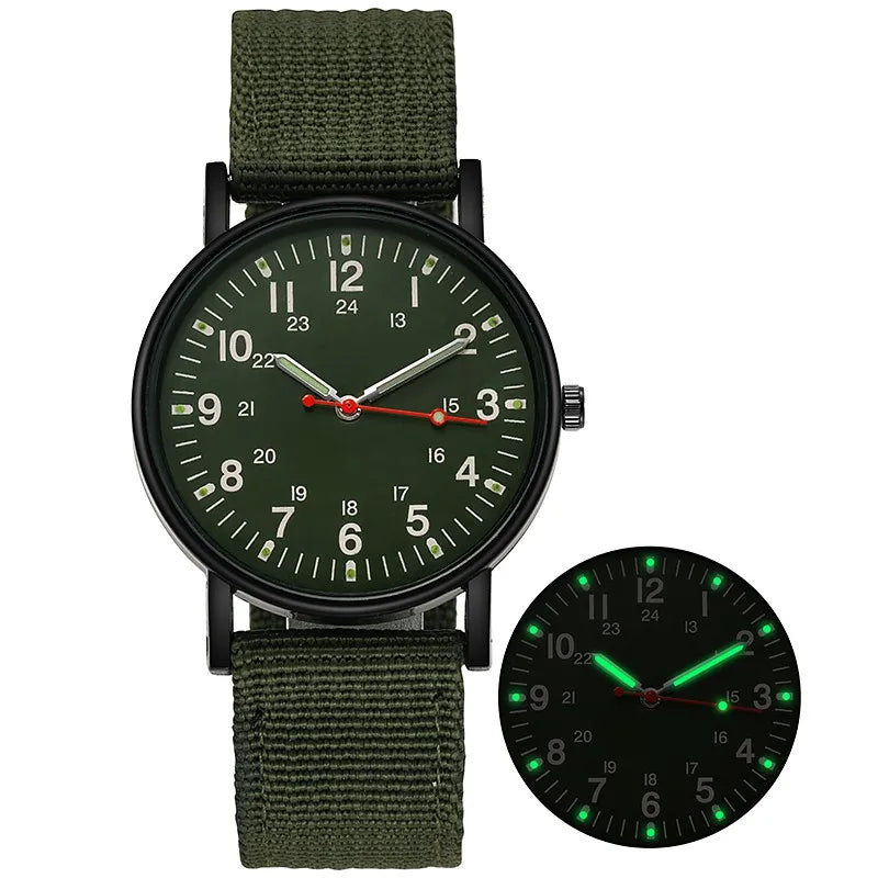 Men's Luminous Dial Quartz Watch - Brooksandezra