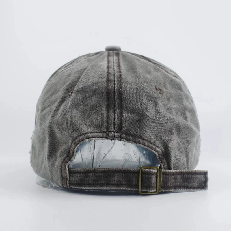 Vintage Washed Baseball Cap – 1969 Embroidery Unisex Snapback - Brooksandezra