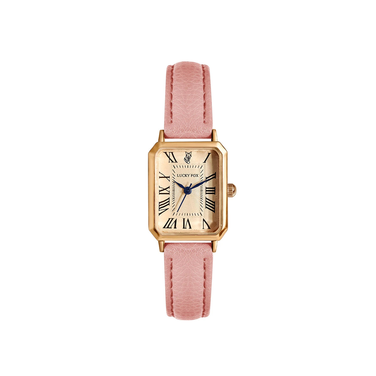 Women's Retro Square Dial Leather Watch - Brooksandezra