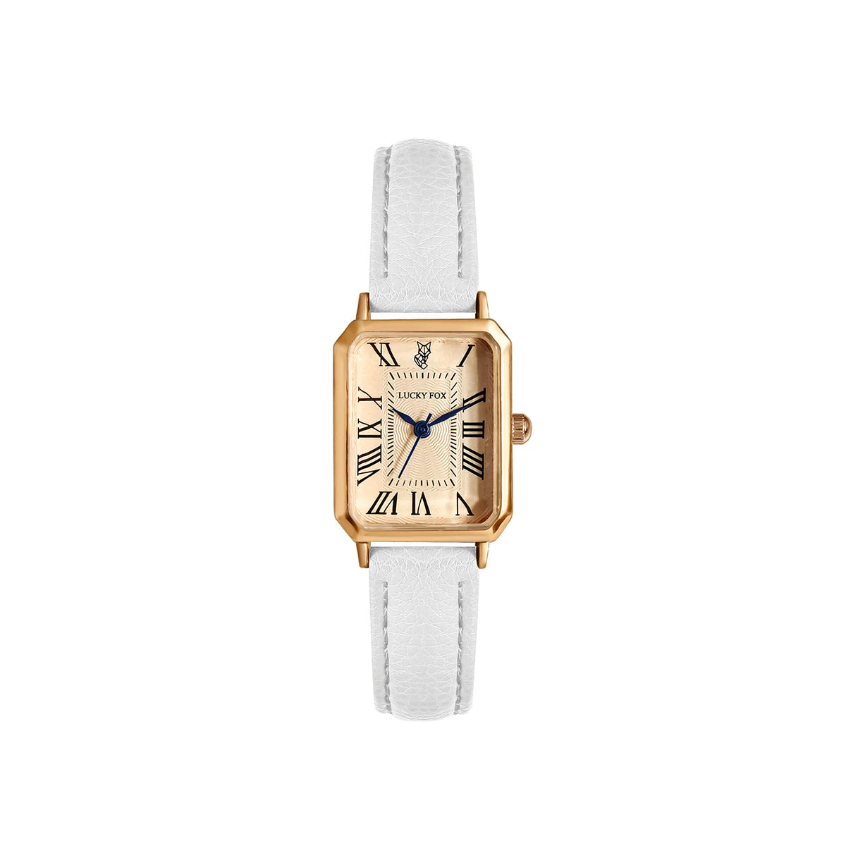 Women's Retro Square Dial Leather Watch - Brooksandezra