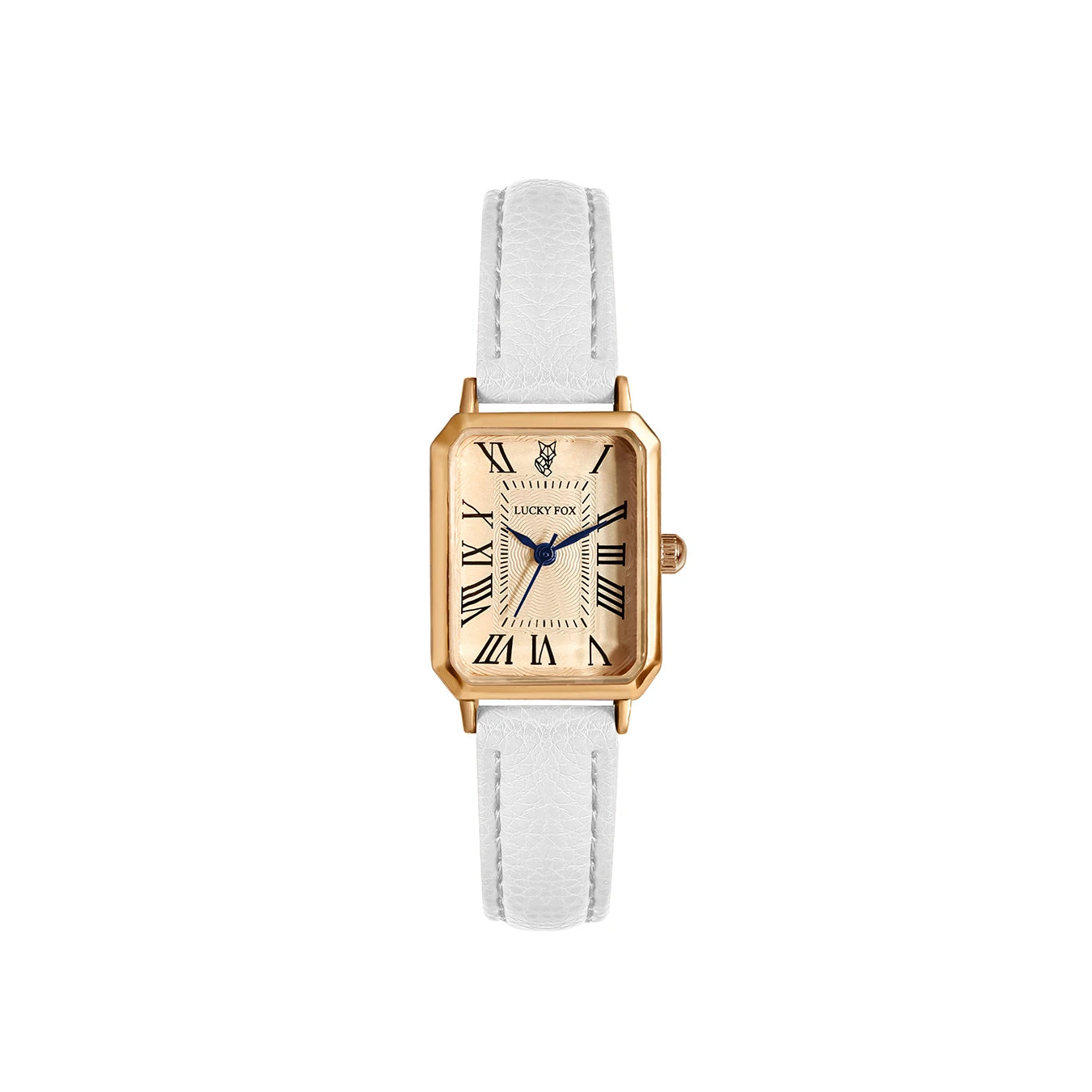 Women's Retro Square Dial Leather Watch - Brooksandezra