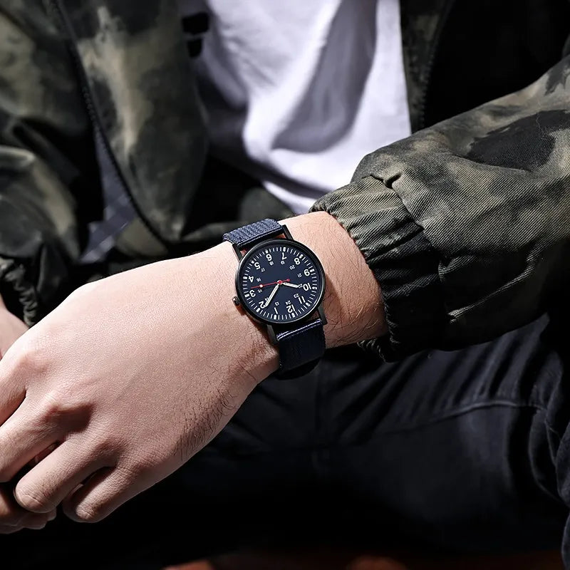 Men's Luminous Dial Quartz Watch - Brooksandezra